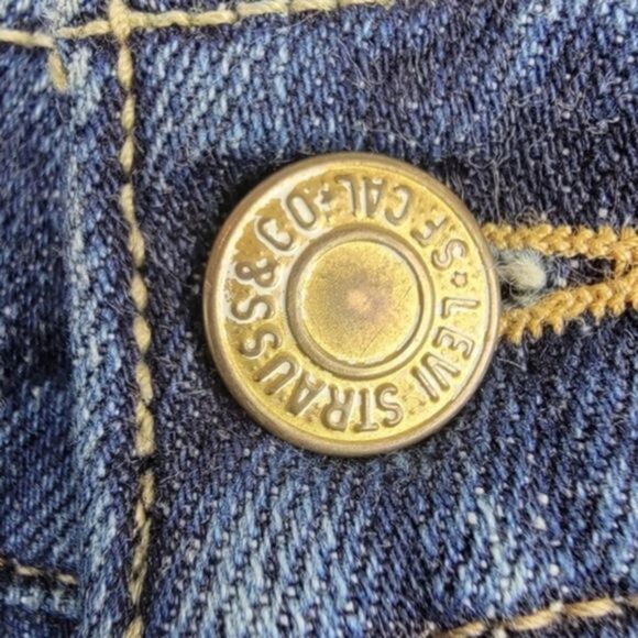 Levi's Premium superlow blue denim jeans size 28 - Picture 6 of 10